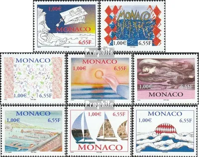 Produktbild von Briefmarken Monaco 2000 Mi 2490-2497 (kompl.Ausg.) postfrisch Zeitgenössische Kunst