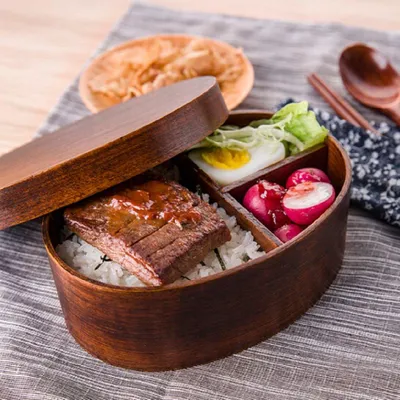 Immagine prodotto di Contenitore per il pranzo Bento, con divisori, adatto a bambini e adulti