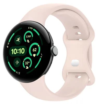 Immagine prodotto di Cinturino in silicone per smartwatch Google Pixel Watch 4 / 3 da 45 mm con fibbia a farfalla