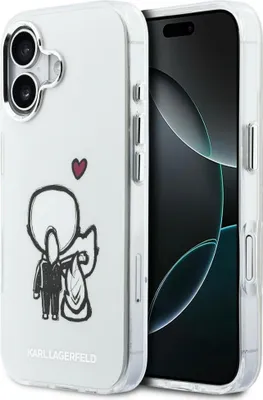 Immagine prodotto di Custodia Karl Lagerfeld Karl & Choupette     Back Magsafe per iPhone 17 Trasparente
