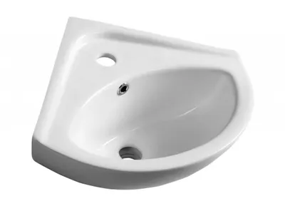 Immagine prodotto di Aqualine Luigi - Lavabo 337x337 mm, angolare, bianco FS161