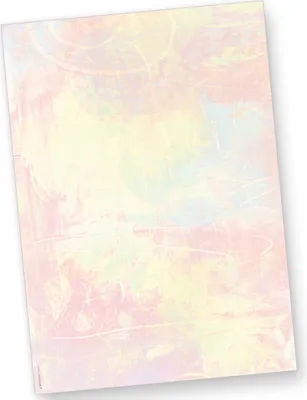 Produktbild von Motivpapier Pastell (250 Blatt) beidseitig Motivpapier DIN A4 bunt Erwachsene Aquarell vintage farbig