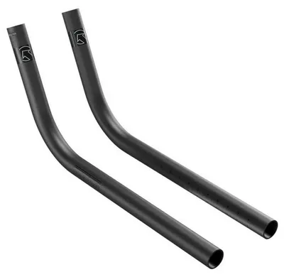 Obrázek produktu pro PRO Ausleger J-Bend 65, hliník, černý, 65 mm - aerodynamické prodloužení řídítek.