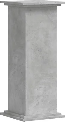 Obrázek produktu pro vidaXL Stojan na rostliny betonový šedý 33x33x80 cm materiál na bázi dřeva