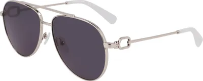 Produktbild von Longchamp LO178S Silver/grey 58/14/140 Damen Sonnenbrillen