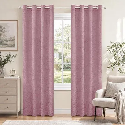Zdjęcie produktu dla Zestaw 2 zasłon zaciemniających - 140 x 225 cm - welurowe - nieprzezroczyste - ServiceTopper
