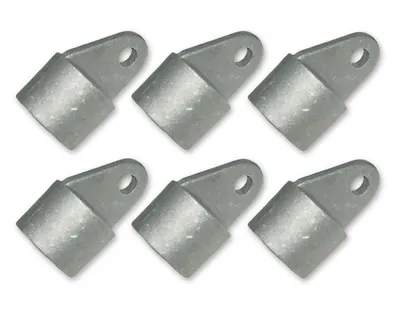 Produktbild von Strebenkappe aus Aluminium ø 38mm - Paket á 6 Stk. (Stückpreis € 2,50)