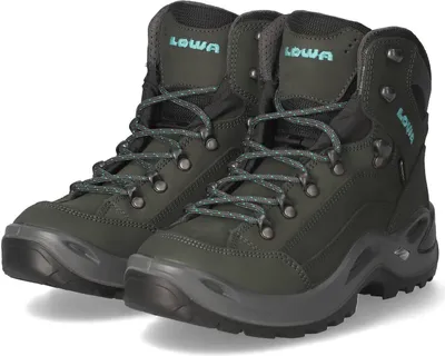 Produktbild von LOWA Renegade GTX Mid Ws, Weiblich, Erwachsener, Schwarz, Türkis, Outdoor-Stiefel, Wandern, Einfarbig