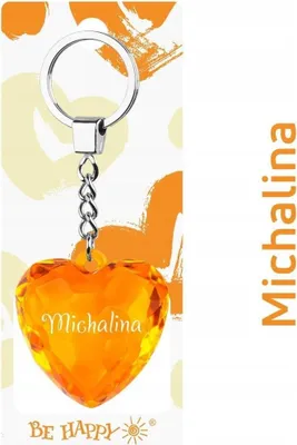 Produktbild von Schlüsselanhänger „Herz Michalina“ – Be-Happy Gifts