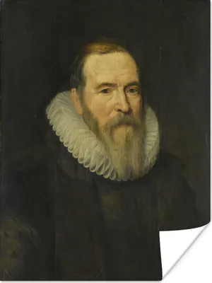 Produktbild von MuchoWow® Poster Porträt von Johan van Oldenbarnevelt - Gemälde von Michiel Jansz. van Mierevelt 30x40 cm - Wandplakat - Poster Kinderzimmer