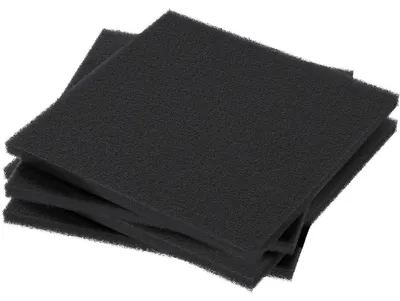 Productafbeelding van Set van 4 filtermatten voor aquariums, 16 x 14 cm