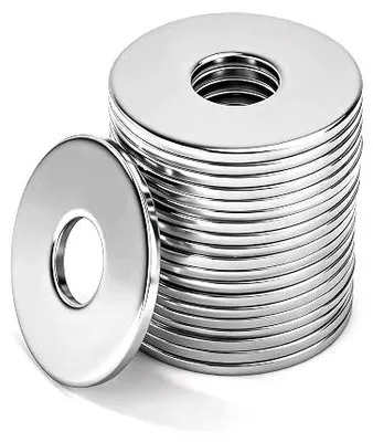 Zdjęcie produktu dla Podkładki ze stali nierdzewnej M6 x 20 mm do śrub 50 szt.