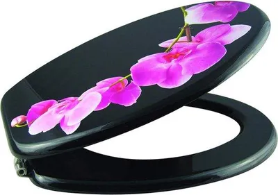 Produktbild von Famanu Toilettensitz Hochwertige Verarbeitung - Lanyu Black