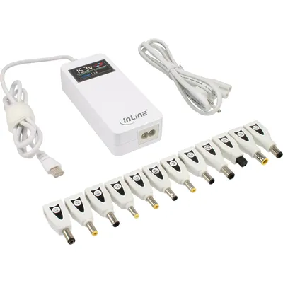 Obrázok produktu pre InLine 26618W, Laptop, Vnútorný, 100-240 V, 50/60 Hz, 90 W, 20 V