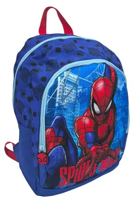 Productafbeelding van Lobbes Spider-Man rugzak met 2 vakken - 38x28x16 cm
