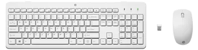 Image de HP Tastatur+Maus 230 Kabellos Weiß Deutsch
