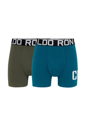 Produktbild von CR7 – 2er Pack Boxershorts Trunk Kinder - by Cristiano Ronaldo, Größe:146/152
