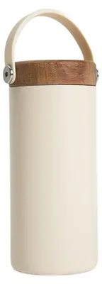 Produktbild von HOMLA SYLVARA-Thermosflasche mit Griff und Holzelement, 350 ml
