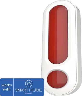 Produktbild von Philio Z-Wave Außensirene PSE04 mit Signalton + Stroboskoplicht Batteriebetrieb - Kompatibel mit SMART HOME by hornbach
