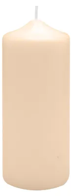 Produktbild von Spitzkopf Stumpen Kerzen Champagner 15 x Ø 7 cm, 6 Stück