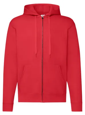 Image de Fruit of the Loom - Sweat à capuche « Classic » pour hommes/femmes Unie LT2658 (S) (Rouge)