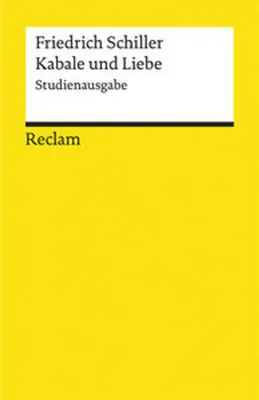 Obrázok produktu pre Kabale und Liebe. Studienausgabe