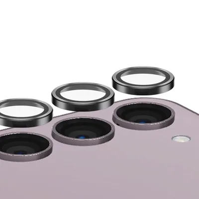 Produktbild von PanzerGlass ® Hoops® Kameraschutz Schwarz Samsung Galaxy S24+, Samsung, Samsung - Galaxy S24 Plus, Trockene Anwendung, Kratzresistent, Schockresistent, Schwarz, 1 Stück(e)