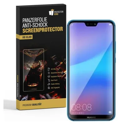 Produktbild von 6x Panzerfolie für Huawei P20 Lite ANTI-SCHOCK Displayschutzfolie HD ULTRA KLAR