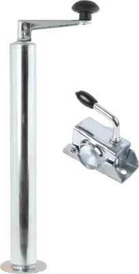 Produktbild von Abstellstütze ausdrehbar, 48mm, 400 - 650 mm inkl. Klemmschelle