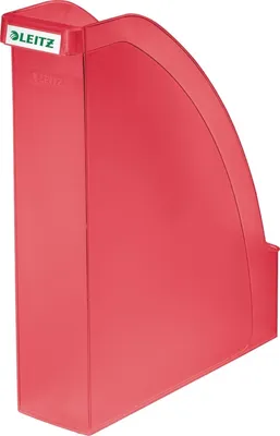 Produktbild von Stehsammler Plus A4 Polystyrol rot frost Packung mit 6 Stück