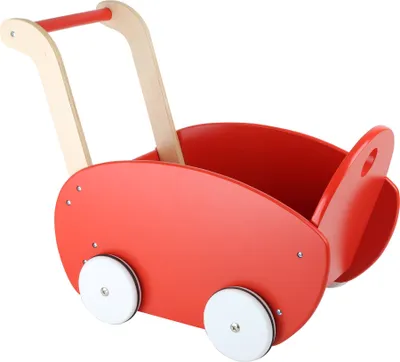 Produktbild von Small Foot 10025 Puppenwagen, rot/natur (1 Stück)