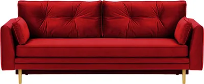 Produktbild von SLF24 - Schlafsofa mit Bettkasten Magnus - rot - Velluto 7