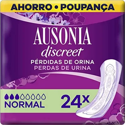 Image de Serviettes hygiéniques Ausonia Discreet Normal Avec 24 unités
