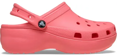 Obrázek produktu pro Dámské dřeváky Crocs Classic Platform Clog, barva Guava Pink, 206750-6UI, lehké dřeváky s platformou z materiálu Croslite™, velikost 42–43 EU