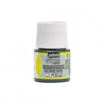 Image de Peinture pour verre Pebeo Vitrea 160, 45 ml, 32 Vert clair brillant