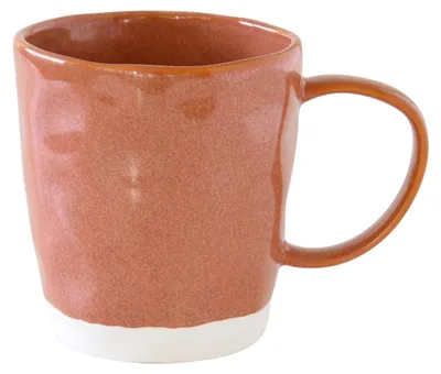 Produktbild von Becher, Tasse INTERIORS brick rot braun 350ml aus Porzellan Easy Life WA