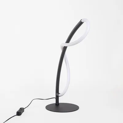 Immagine prodotto di Lampada da tavolo a LED Sobremesa, 6,5W, luce bianca neutra (4000K), colore nero, ideale per l'illuminazione di tavoli in uffici, camere da letto e soggiorni