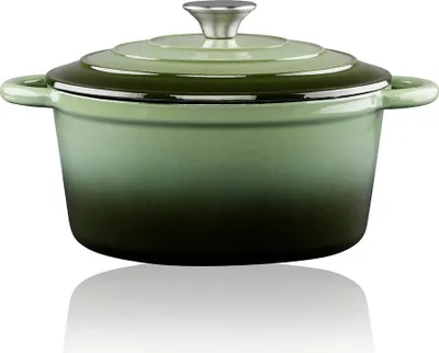Image de Cocotte Fonte émaillée Alpina Cuisson Uniforme Et Durable - Alpina