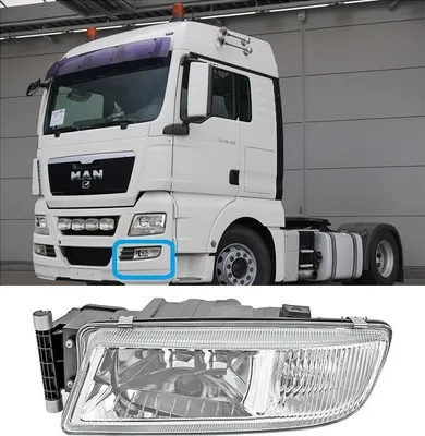 Immagine prodotto di Proiettore/fendinebbia e abbagliante sinistro MAN TGS TGX, 81251016521 | 2007-2017