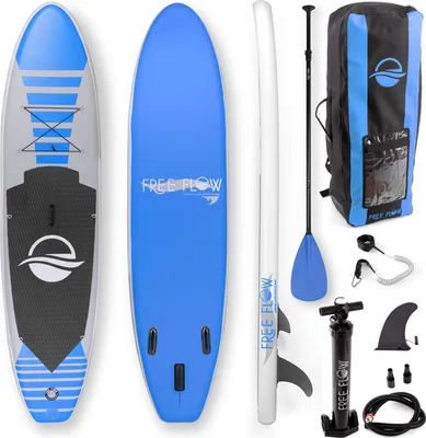 Produktbild von SereneLife Stand Up Paddling Board Set, SUP Board Komplettes Zubehör, Stand Up Paddle Board für Kinder & Erwachsene, Surfbrett & Tragetasche,
