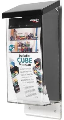 Image de deflecto Boîte à prospectus pour l'extérieur, DIN long vertical