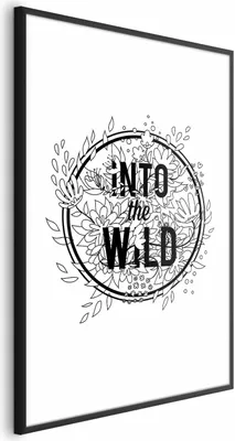 Produktbild von Posterpapier Poster - Into the Wild 29.7x42 cm Text m-C-0298-ao-a