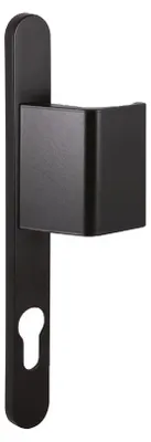 Image de Ensemble sur plaques + béquille carré 8mm entraxe 85mm noir RAL 9005 - SOFI - 5112218502