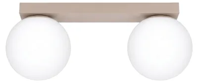 Obrázok produktu pre Stropné svietidlo YOLI 2 taupe 2xG9 8W oceľ/sklo 14.5x12x34.5cm Sollux Lighting