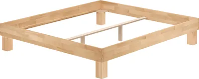 Produktbild von Überlanges Bett Doppelbett Einzelbett Buche geölt wählbare Liegenflächenbreite V-60.87-220