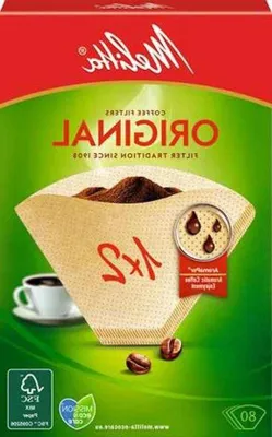 Obrázok produktu pre Náhradné filtre do kávovarov, balenie po 6 kusoch – 80 skladacích filtrov – papierové vrecká do kávovarov
