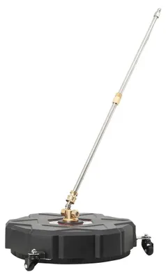 Produktbild von Flächenreiniger für Hochdruckreiniger - Bodenreiniger 33 cm - Großer Reinigungsbereich - Für Beton, Einfahrt, Terrasse, Gehweg - 6 mm Schnellkupplung