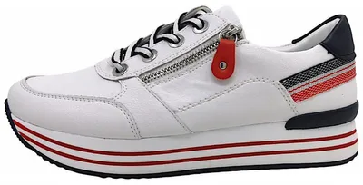 Image de Remonte Rock/Gurgaon/Kostau : Chaussures de sport à lacets, blanches, pour le quotidien