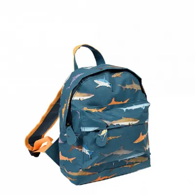 Image de Sac à dos pour enfants motif requin env. 21x10x25cm Mini sac à dos pour pique-nique école maternelle