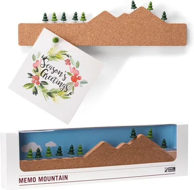 Productafbeelding van Mountain Kurkbord met bergpodiumpunaises, kantooraccessoires, mooie kurkborden voor muren